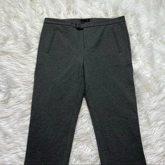 NWOT ATM Slim Cropped Cuffed Ponte Pants Charcoal Grey Business Casual Women’s 2 - Picture 5 of 12